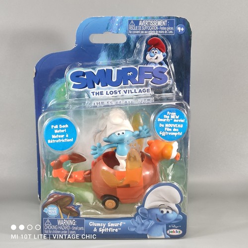 2017 jakks smurfs lost - smurfs, village