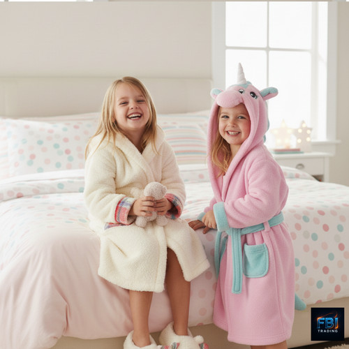 Kids girls dressing gown robe - kids,