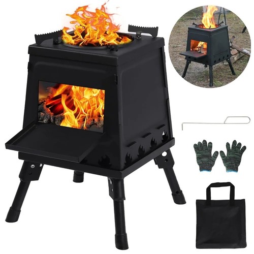Fire pit folding patio garden - fire,