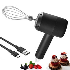 Electric Handheld Whisk Cordless Egg Beater Hand Mixer USB Coffee Food Frother