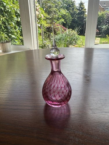 Cranberry handblown glass - cranberry,