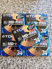 5x TDK Mini Disc MD-RXG MD