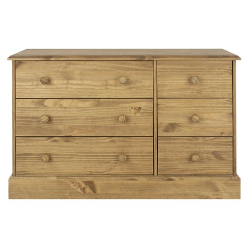 Cotswold pine wide chest - chest, 6