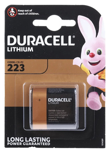 Duracell ultra 223 lithium - 223, 6v