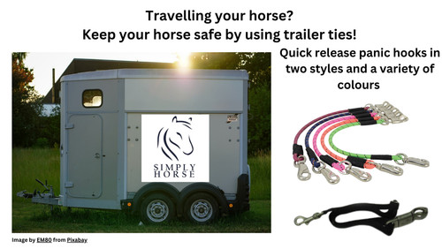 Trailer tie with - panic, hook