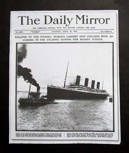 Titanic 7 replica daly - titanic, 8"
