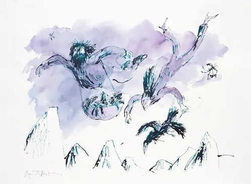 Original signed quentin blake - original,