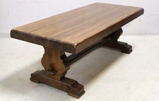 Solid Chunky Wood Coffee Table