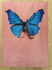 RARE Butterfly Poster DAMIEN HIRST 'I Love Love' 1996 Exhibition Hayward Gallery