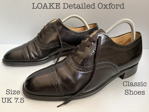 Men loake oxford black - loake,