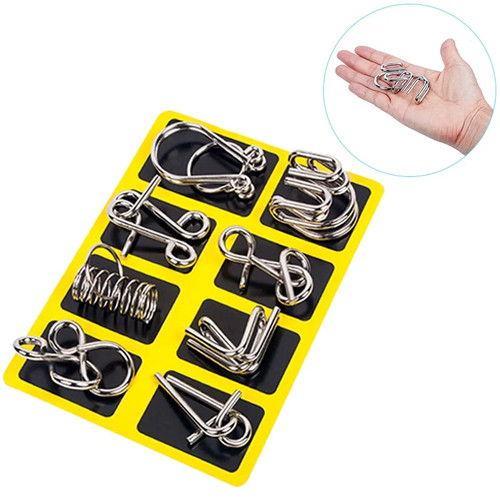 8pcs set metal montessori - 8pcs/set,