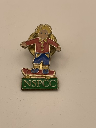 Nspcc charities enamel pin - charities,