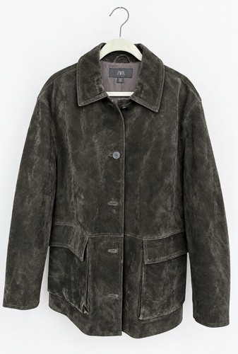 Zara women faux suede jacket - zara,