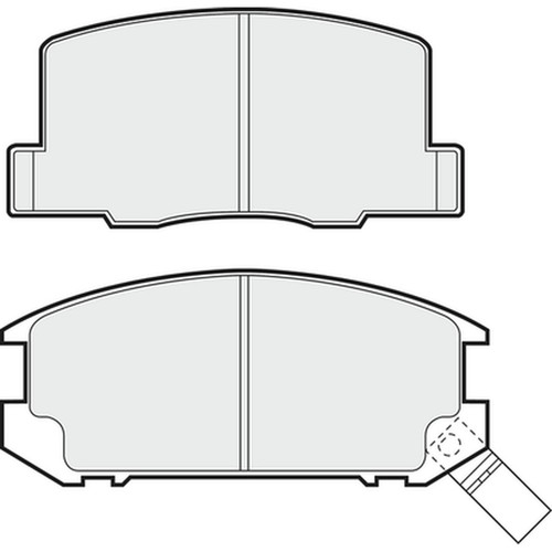 Brake pads set - brake, for