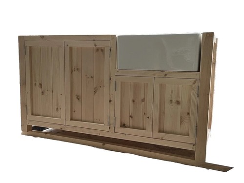 Belfast sink unit unpainted - unit,