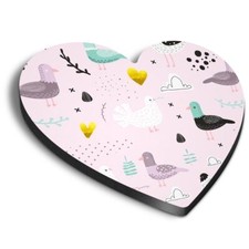 Heart fridge mdf magnet - fridge,
