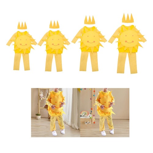 Child sun costume prop with - child,