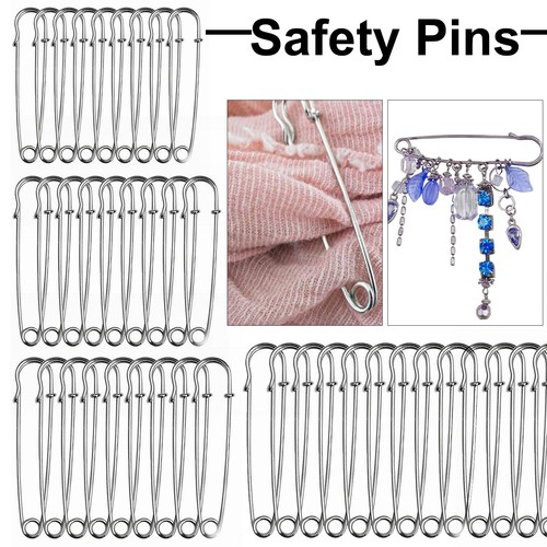 Silver safety pins strong - safety,