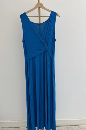 Bhs blue maxi dress - maxi, uk