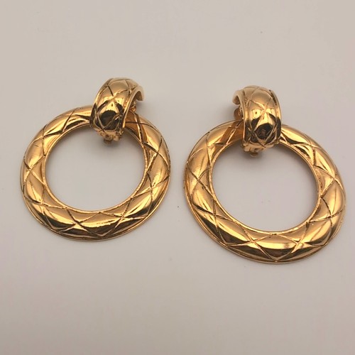 Chanel matelasse gold - chanel, hoop