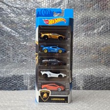 Hot Wheels Lamborghini 5 Pack - Inc Murcielago Aventador Huracan Veneno Gallardo