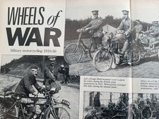 MOTORCYCLES WW 1 WW2  ARMY