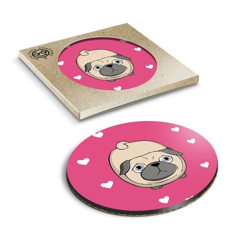 Boxed round coasters - x,