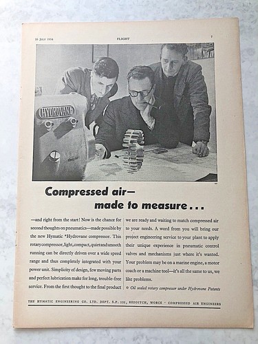 1954 aircraft advert - 1954,