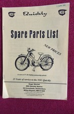 NSU Quickly Parts List