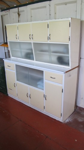 Vintage retro kitchen larder - kitchen,