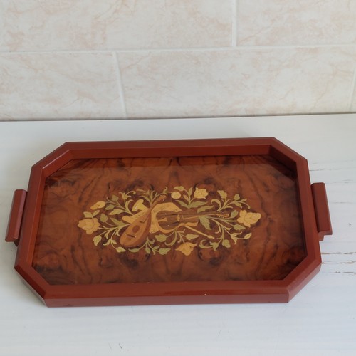 Vintage floral music plastic - vintage,