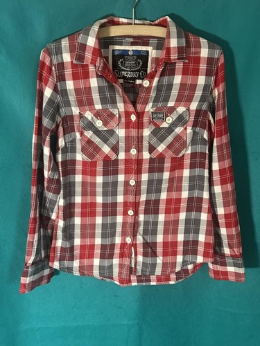 Superdry ladies red check - superdry,,