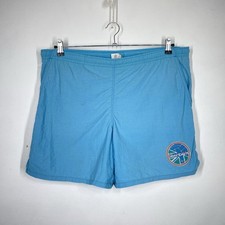 Vintage Reebok Shorts Mens W36-38* Blue Lined Sports 80s 90s Festival Rave