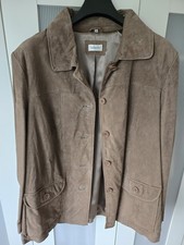 Ladies Damart Classic Suede Jacket  Size 20