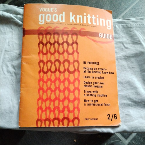 Vintage vogue knitting book - vintage,
