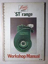 Lister Diesel Engines - ST range Workshop manual