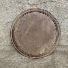 Carved Bread Board - Round -