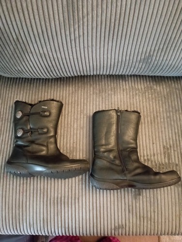 Hotter black boots goretex - boots,