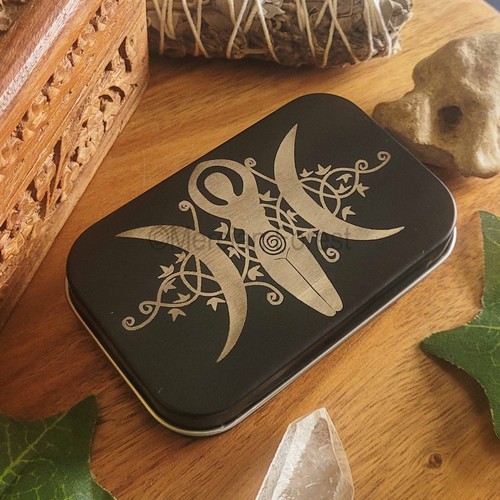 Triple goddess travel altar - triple,