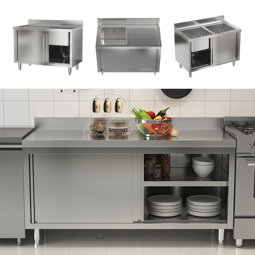 Stainless steel sink - steel,