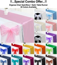 Organza Chair Sashes Bow +