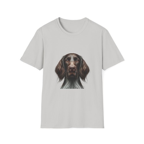 German longhaired pointer head - german,