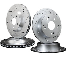 VAUXHALL ZAFIRA 1.9 CDTi SRi 120 150 FRONT & REAR DRILLED GROOVED BRAKE DISCS