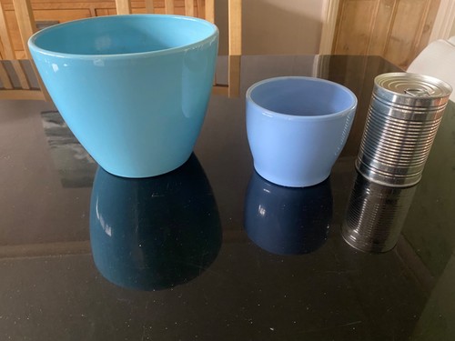 Plant pots pair - plant, ceramic