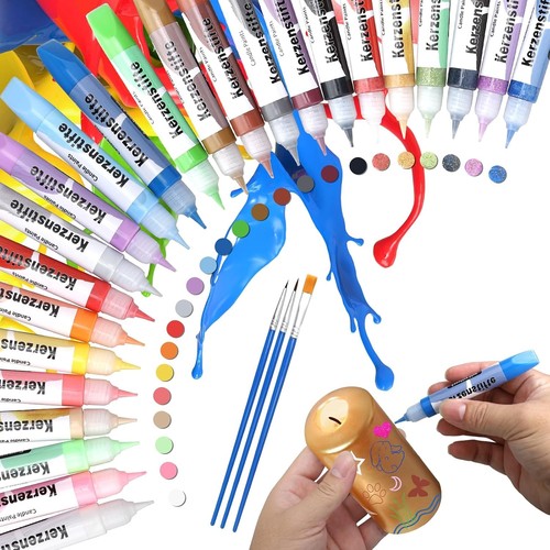 Candle painting kit colour - painting, 24