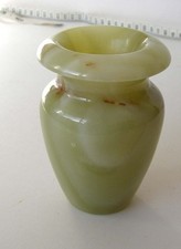 Vintage 10cm Onyx Bud Vase