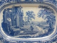 Antique Benjamin Adams Blue &
