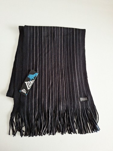 Men lonsdale scarf new - new, black