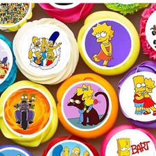 24 The Simpsons Edible Cupcake