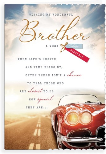 Brother birthday card - birthday, card.